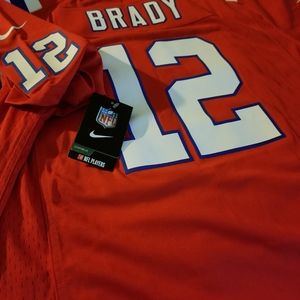 NIKE New England Patriots #12 Tom Brady Jersey